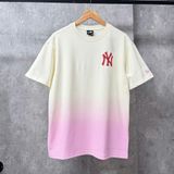  Áo Thun New Era - [Unisex] NY Yankees EST.1903 Gradient Cream/Pink T-shirt 