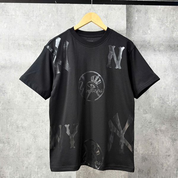 Áo Thun New Era - [Unisex] NY Yankees Flash Logo Black T-Shirt