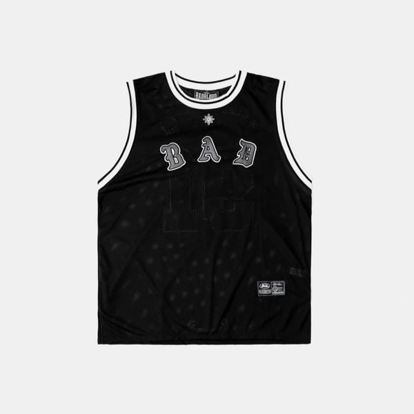 Áo Ba Lỗ [Unisex] Badblood - [w-tnk25-042] Workshop Net Rugby Tank - Black