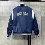  Áo Khoác Bomber New Era - [Unisex] Boston Varsity Jacket Navy 