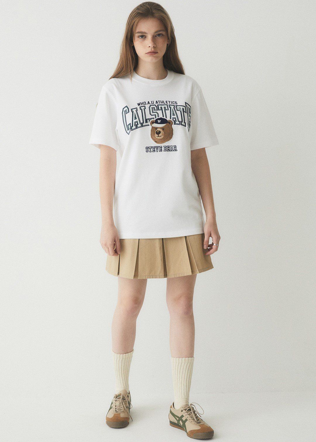  Áo Thun WHOAU [Unisex] - Steve Campus Patch - WHRPE2492U 