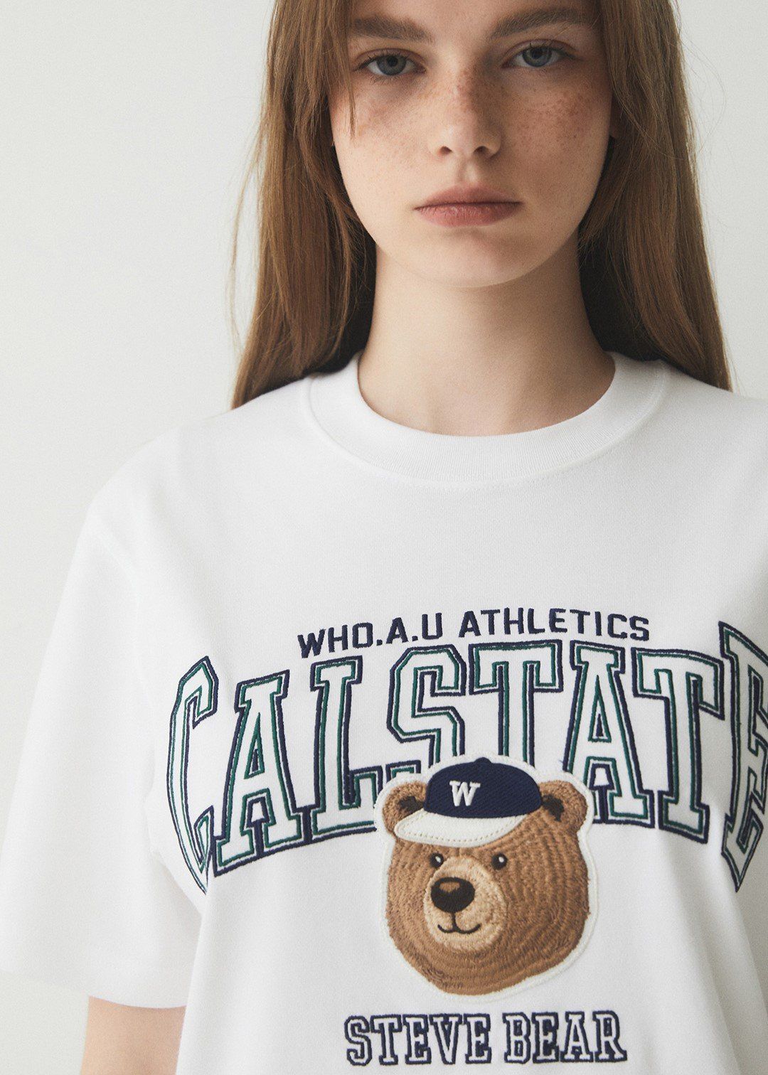  Áo Thun WHOAU [Unisex] - Steve Campus Patch - WHRPE2492U 