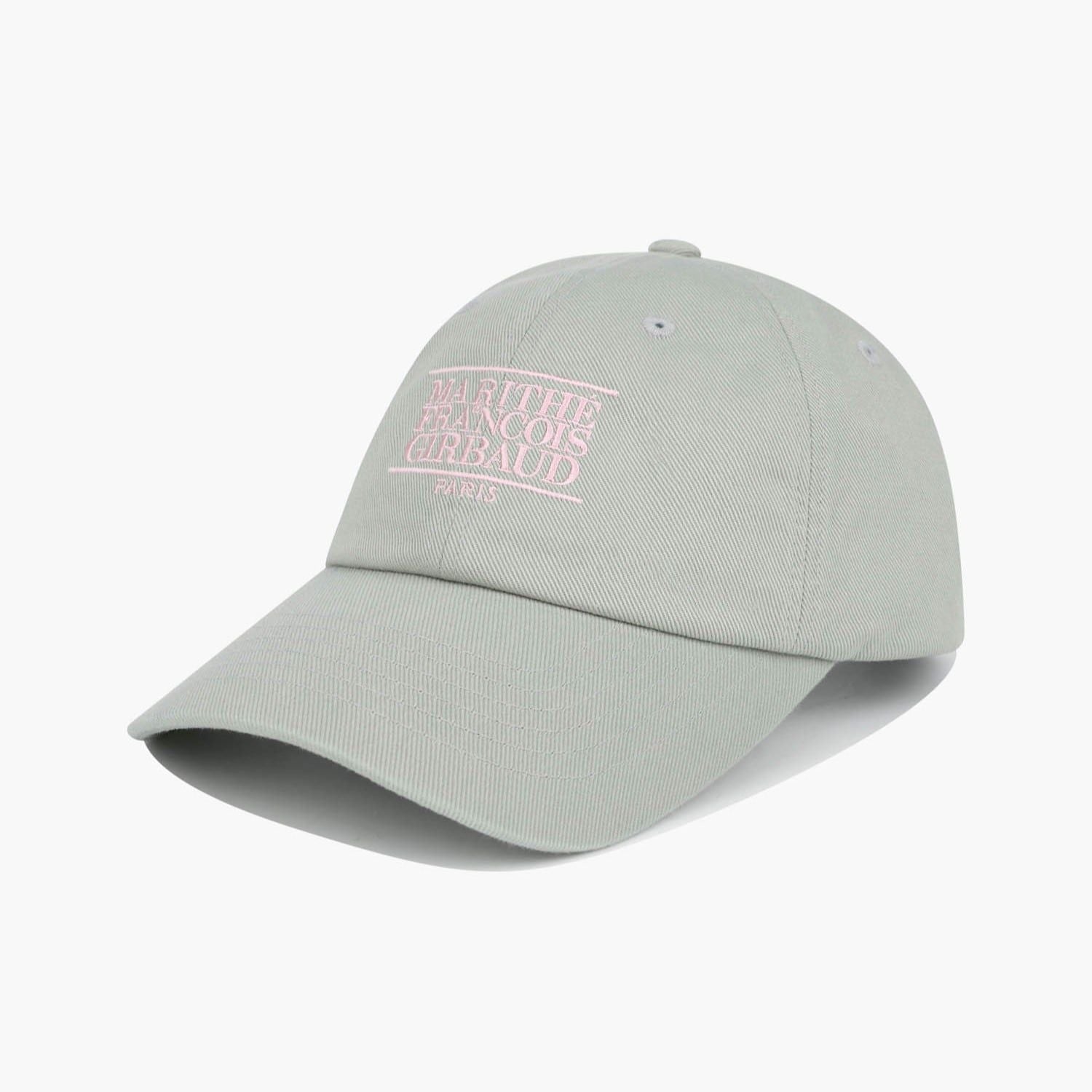 Nón Marithe & Francois Girbaud - Small Classic Logo Cap Light Gray 