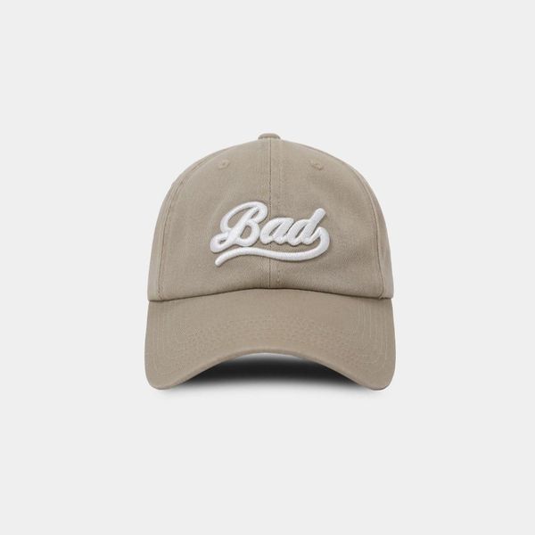 Nón Badblood - [w-hat24-003] Twill Cotton Ball Cap Beige