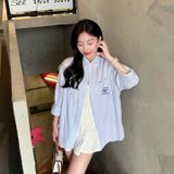  Áo Sơ Mi New Era - [Unisex] NY Yankees Striped Blue - 14529326 