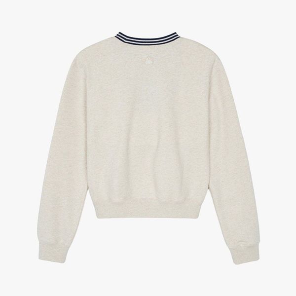 Áo Sweater [Nữ] MLB Korea - Varsity Cursive NY Yankees - 3FMTV0344-07OTS