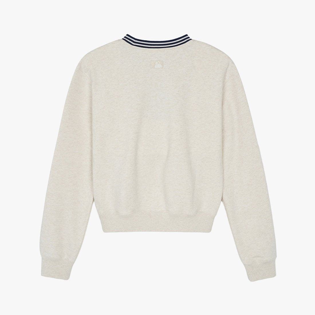  Áo Sweater [Nữ] MLB Korea - Varsity Cursive NY Yankees - 3FMTV0344-07OTS 