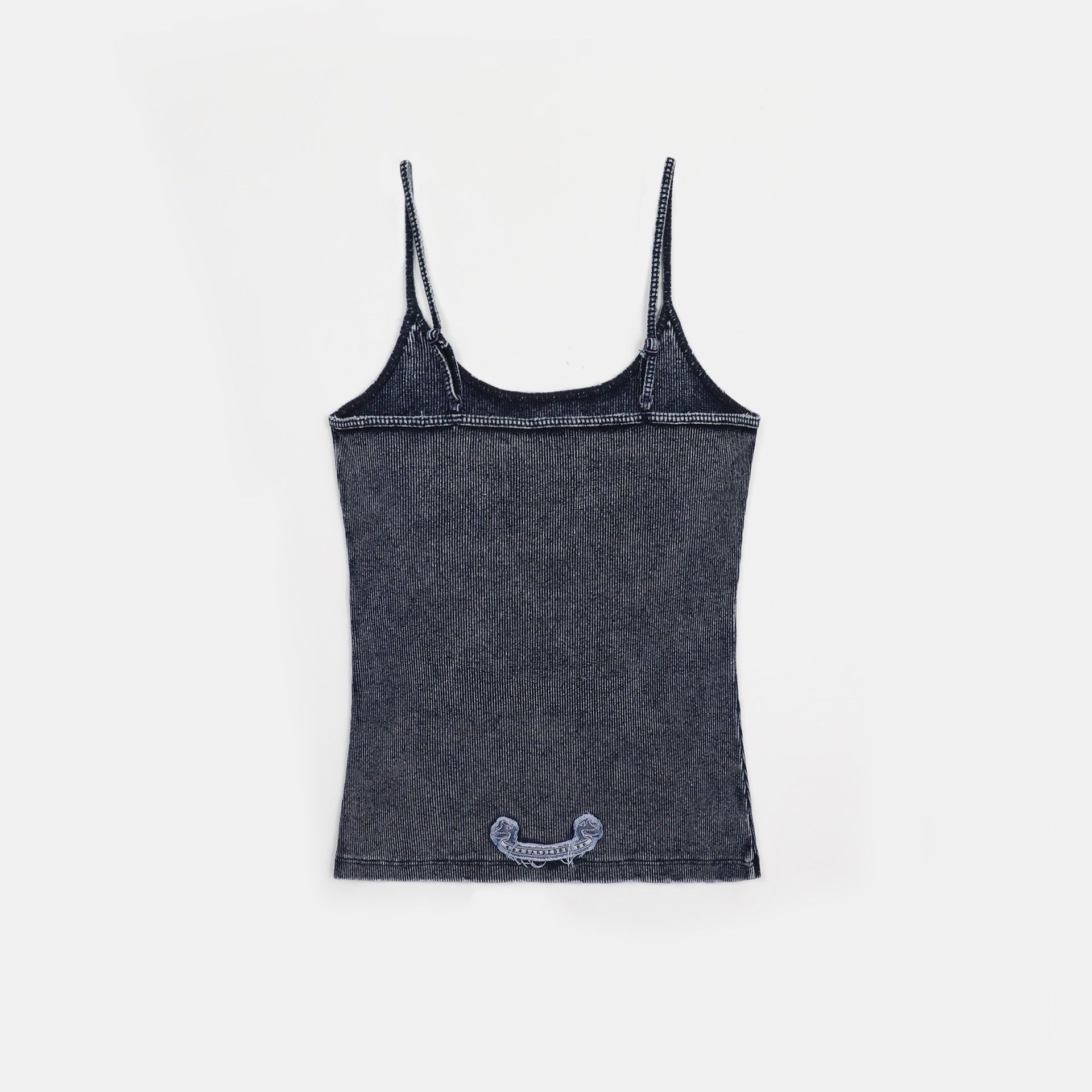  Áo Hai Dây [Nữ] Badblood - [w-tnk25-009] Rusty Denim String Tank Blue 
