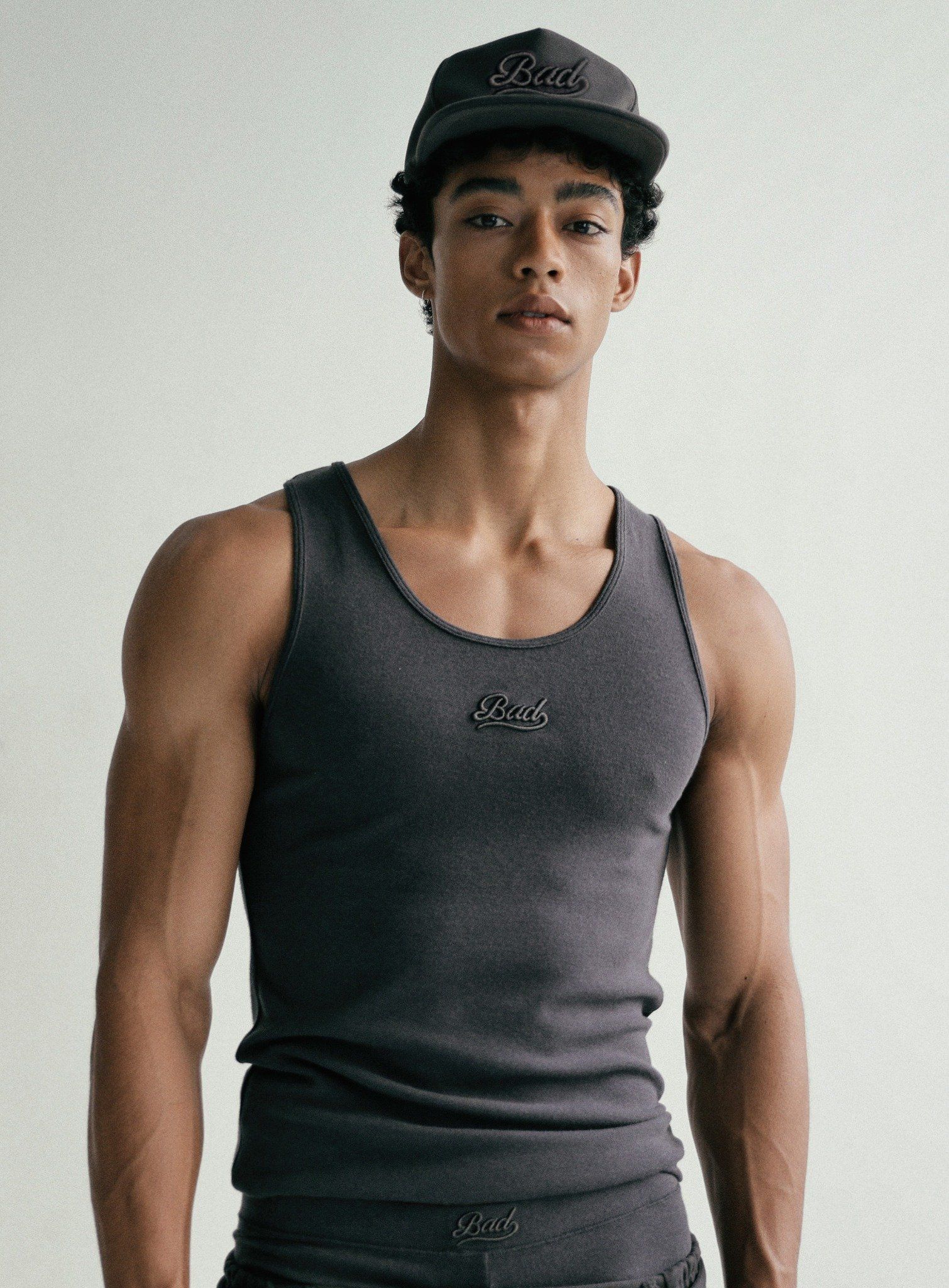◆BADBLOOD◆ Beyond Soft Tank 2 Charcoal w-tnk24-062 Áo Tanktop [Unisex] Badblood - [w-tnk24-062] Beyond Soft