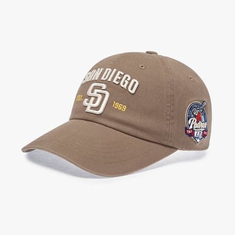 Nón MLB Korea - [Unisex] Vintage Cooperstown Patch Unstructured Ball Cap NY Yankees - 3ACPB105N-13BGD