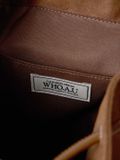  Balo Whoau Korea - Suede Buckle Backpack - WHBGF4T31A 