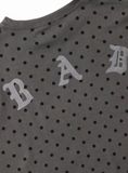 Áo Thun [Unisex] Badblood - [w-tee25-080] Mystic Basic T-Shirt Charcoal Dot 