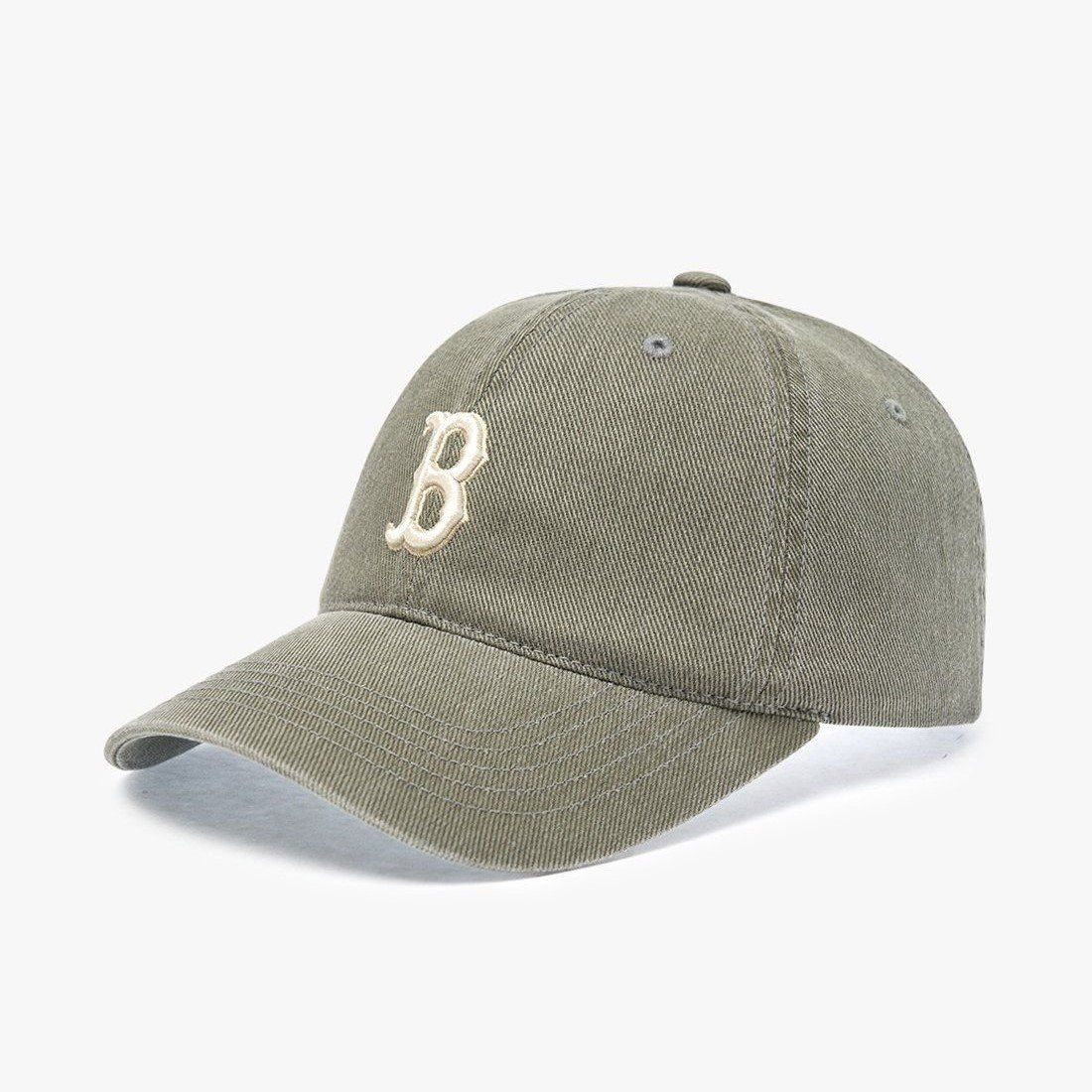  Nón MLB Basic Washed Unstructured Ball Cap Boston Khaki 3ACPVV14N-43KAP 