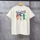  Áo Thun New Era - [Unisex] Tiger Bear Dinosaur Baseball Cream - 15488988 