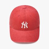  Nón MLB Basic Washed Unstructured Ball Cap New York Yankees Red 3ACPVV14N-50RDD 