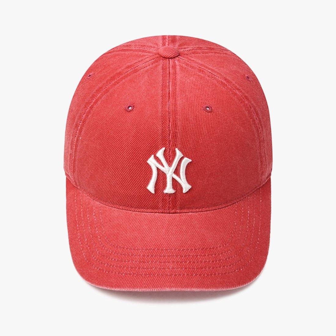  Nón MLB Basic Washed Unstructured Ball Cap New York Yankees Red 3ACPVV14N-50RDD 