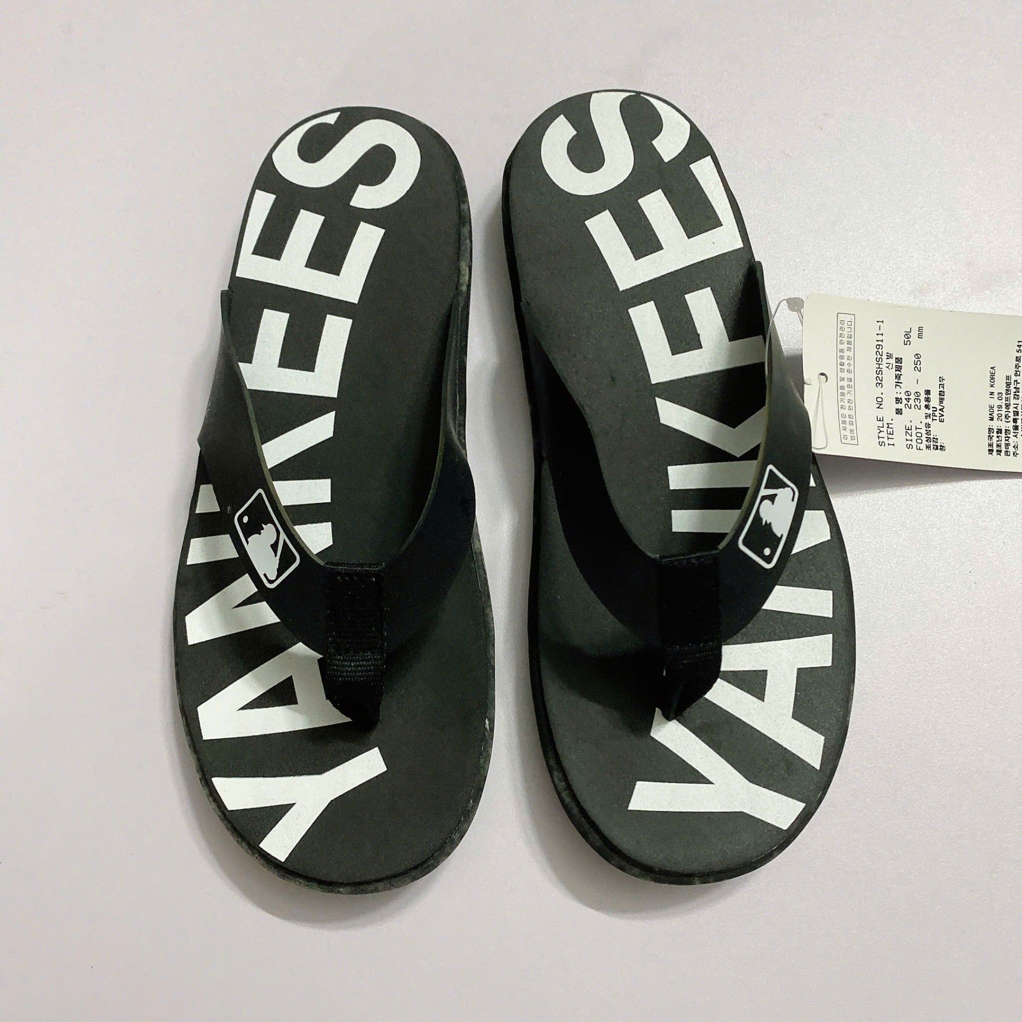  Dép MLB - MLB CHUNKY SLIDER FLIP - FLOP NEW YORK YANKEES - 32SHS2911-50L 