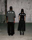  Áo Thun [Unisex] Badblood - [w-tee25-080] Mystic Basic T-Shirt Charcoal Dot 