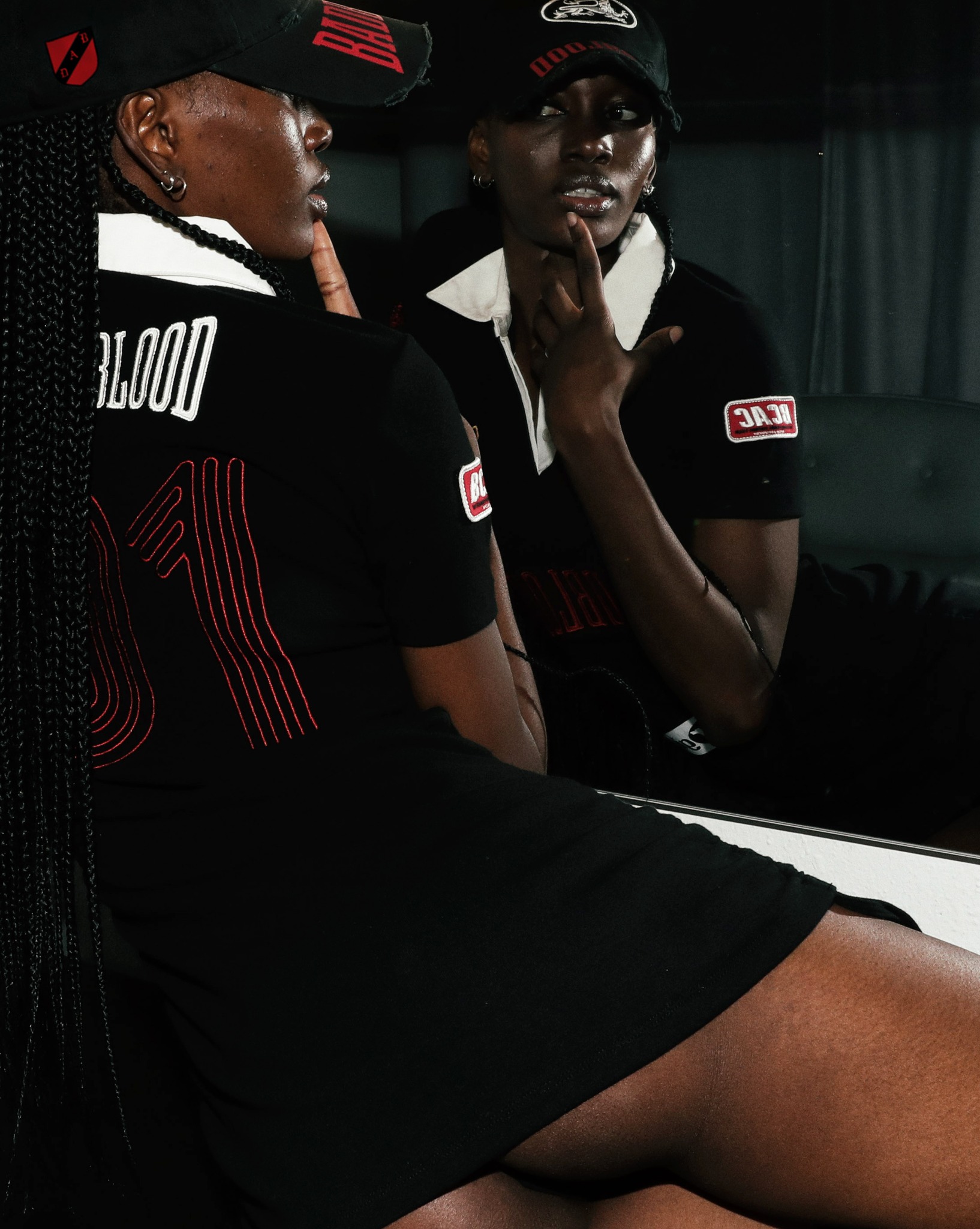 Váy [Nữ] Badblood - [w-drs25-001] Mystic Capsule Polo Mini