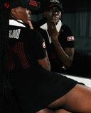  Váy [Nữ] Badblood - [w-drs25-001] Mystic Capsule Polo Mini Dress Black 