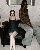  Váy [Nữ] Badblood - [w-drs25-003] Mystic String Mini Dress Black Leopard 