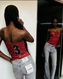  Áo Quây [Nữ] Badblood - [w-tnk25-020] Classic Logo Tube Top 