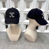  Nón ADLV - Acmedelavie Cotton Napping 3D Embo Ball Cap Black 
