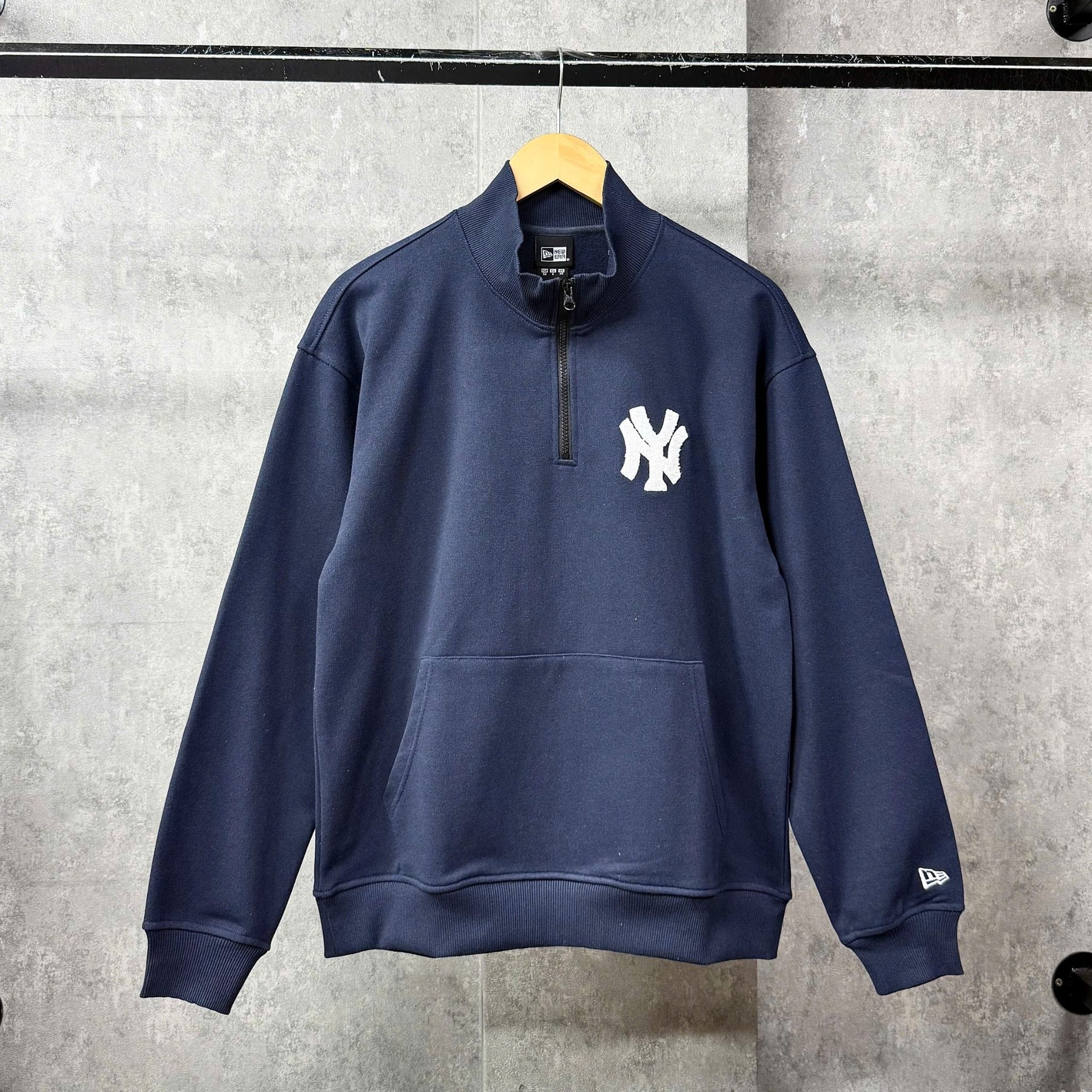  Áo Sweater Zip New Era - [Unisex] Bear EST.1903 NY Navy 