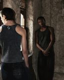  Áo Croptop [Nữ] Badblood - [w-tnk25-008] Rusty Denim Tank Top Black 