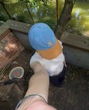  Nón MLB Korea - [Unisex] Denim Suede Unstructured Ballcap - 3ACPB125N-50BGS 