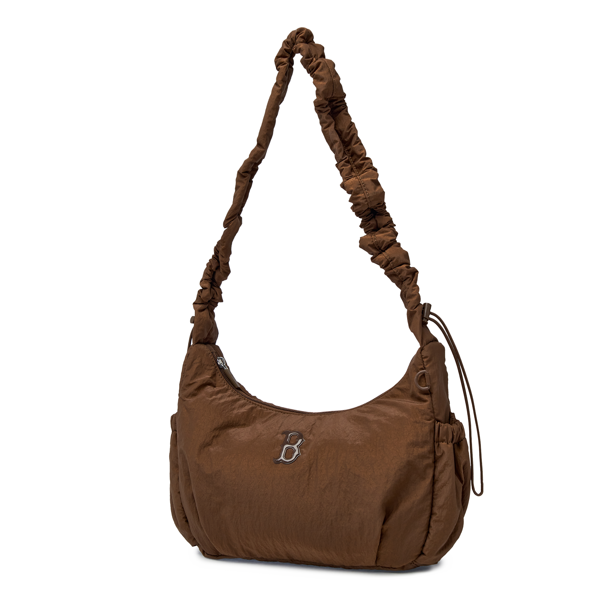  Túi Xách MLB Korea - Basic Athleisure Hobo Bag Boston - 3ABQA015N-43BRN 