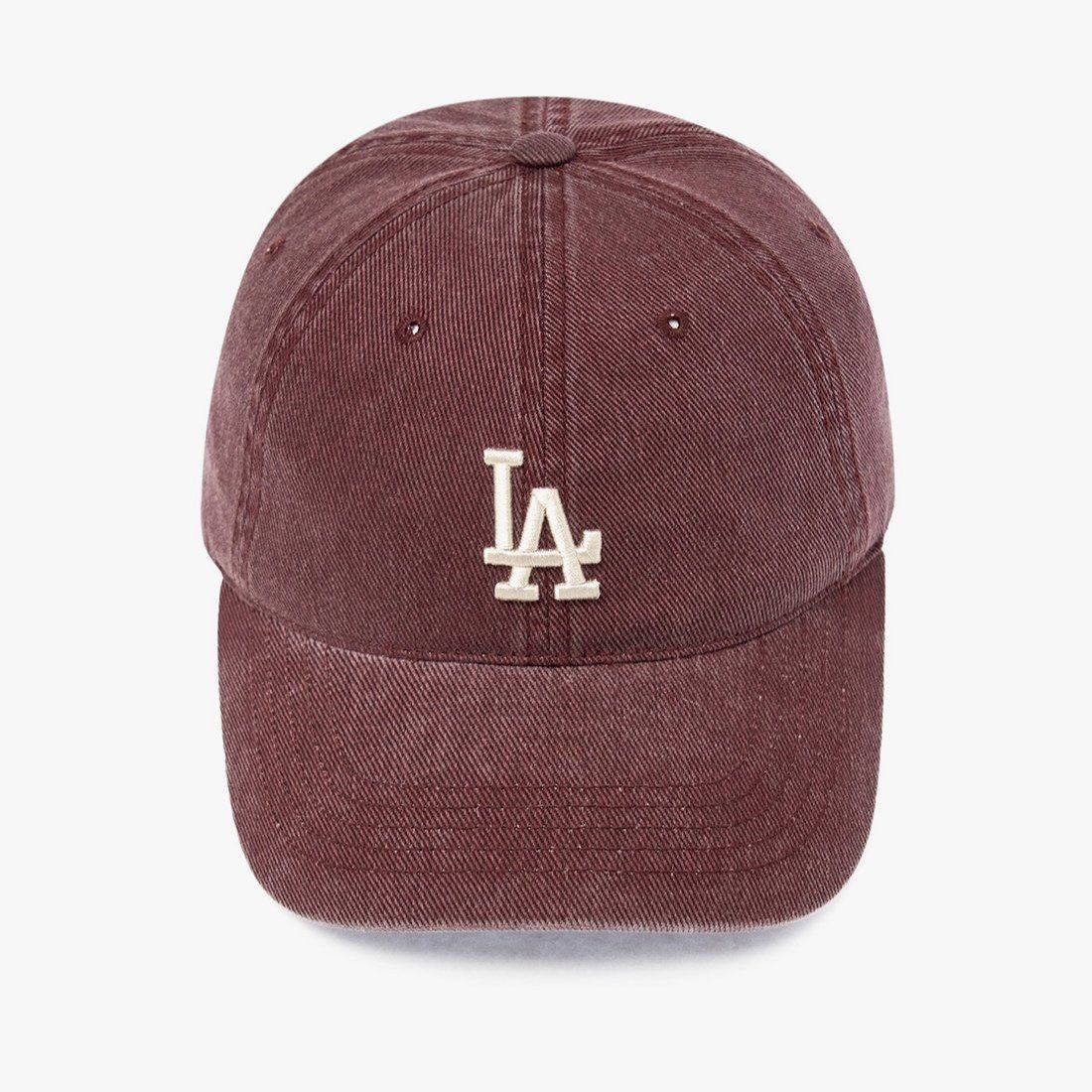  Nón MLB Basic Washed Unstructured Ball Cap LA Wine 3ACPVV14N-07WID 