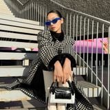  Túi Xách FindKapoor Korea - Marty Bag B 18 Crinkled White Black 