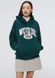  Áo Hoodie SPAO [Nữ] - Woody Hooded Pullover Green - SPMHE49G51 