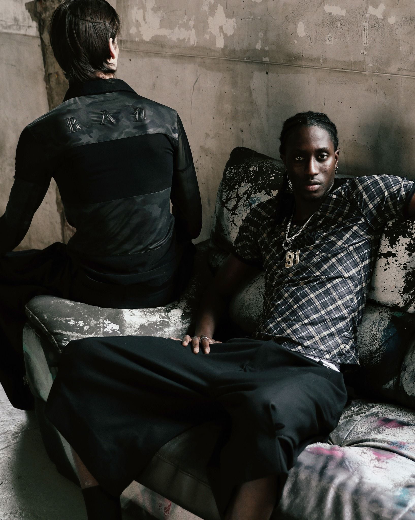  Áo Thun Dài Tay [Unisex] Badblood - [w-tee25-022] Vintage Club Rugby Camo 