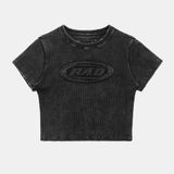  Áo Thun [Nữ] Badblood - [w-tee25-042] Squad 1/2 Muscle Tee Black 