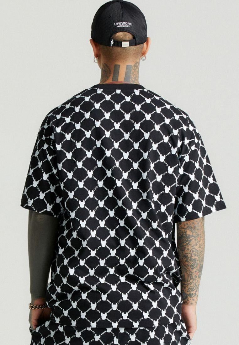  Áo thun Life Work [Unisex] - Monogram Pattern T-Shirt - LW222TS101 