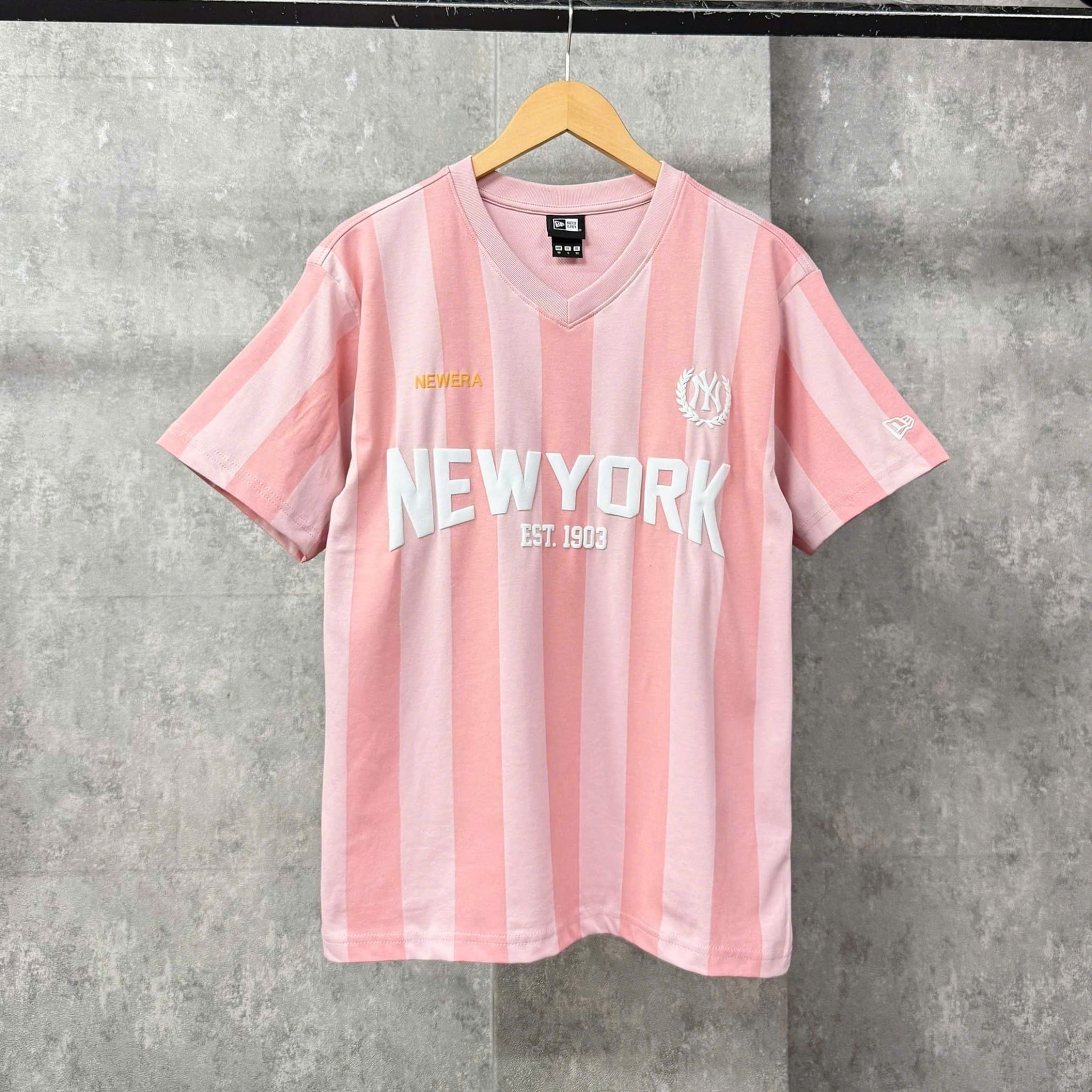  Áo Thun New Era - [Unisex] NY Yankees Jersey Pink T-Shirt - 15878976 