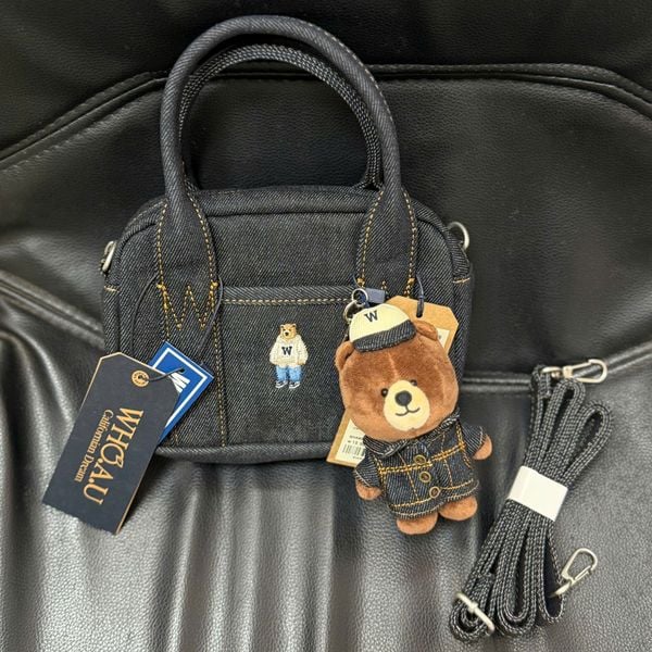  Túi Đeo Chéo WHOAU - Steve Denim Pocket Cross - WHBGG2324A 