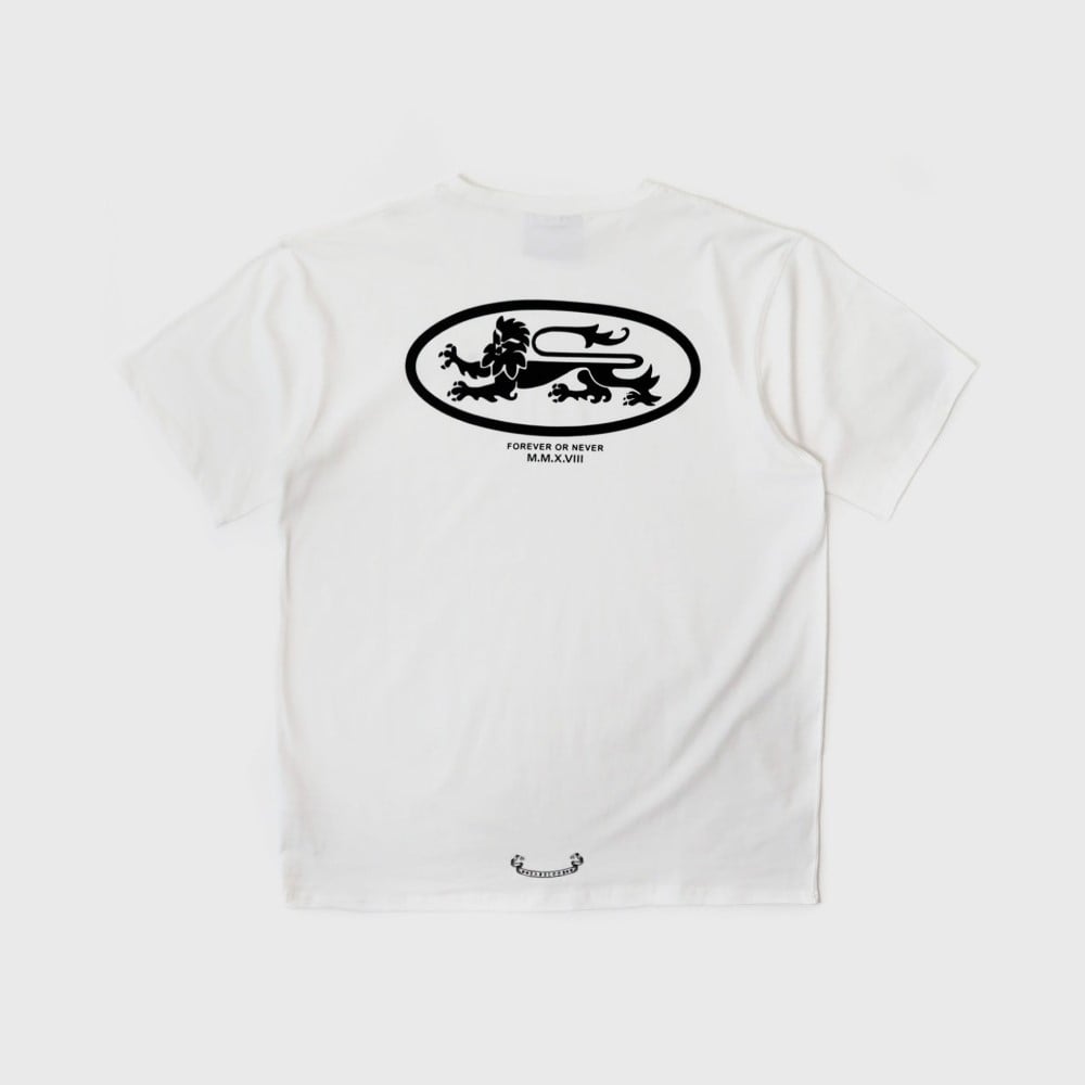 ◆BADBLOOD◆ BAD Mini Logo T-Shirt White w-tee25-087 Áo Thun [Unisex] Badblood - [w-tee25-087] BAD Mini Logo T