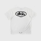  Áo Thun [Unisex] Badblood - [w-tee25-087] BAD Mini Logo T-Shirt White 