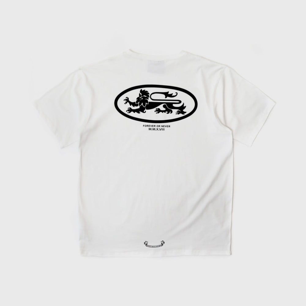  Áo Thun [Unisex] Badblood - [w-tee25-087] BAD Mini Logo T-Shirt White 