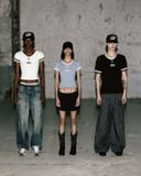  Áo Thun [Unisex] Badblood - [w-tee25-108] 91 V-Neck Jersey T-Shirt - White 