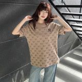  Áo Thun New Era - [Unisex] Monogram NY Yankees Brown 