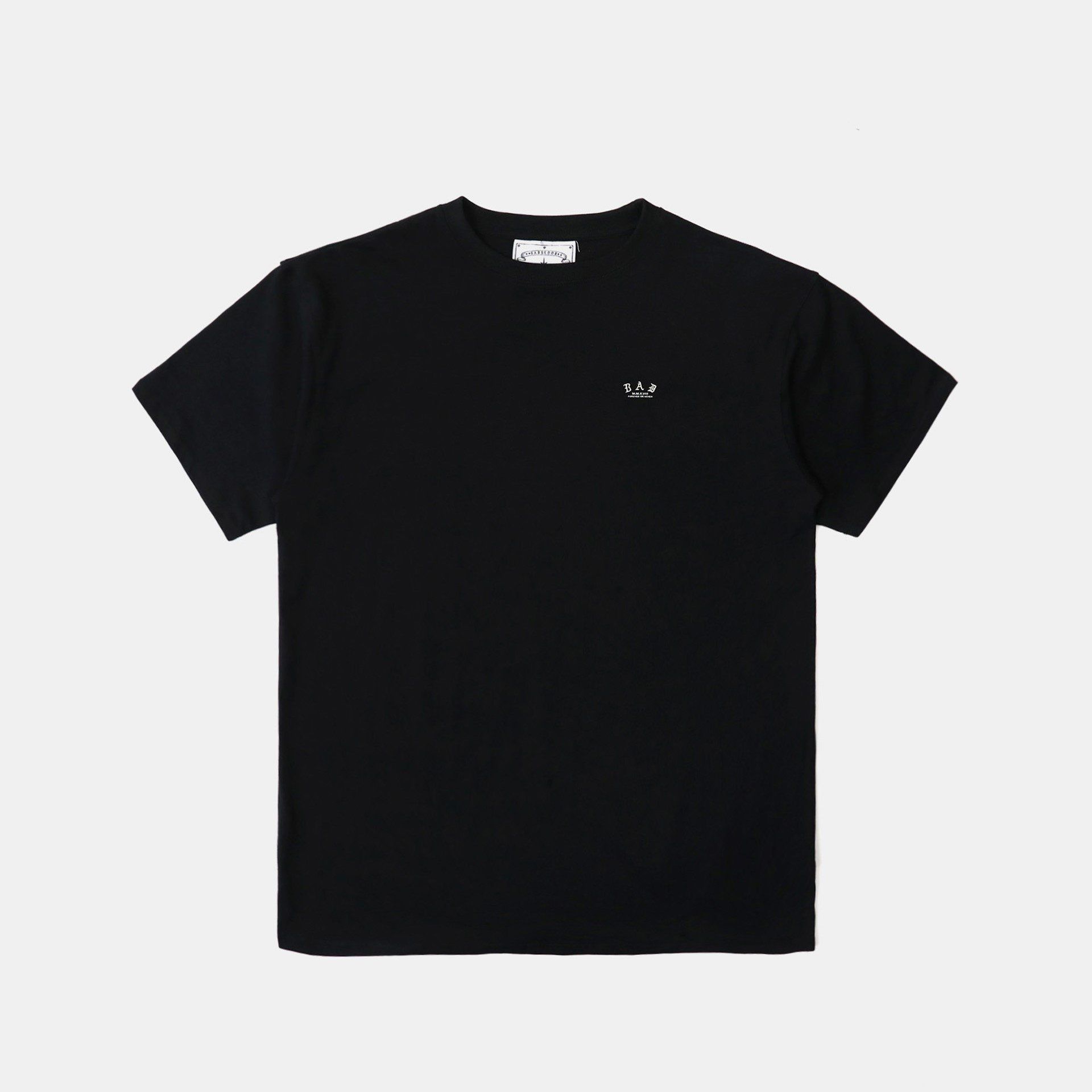  Áo Thun [Unisex] Badblood - [w-tee25-088] BAD Mini Logo T-Shirt Black 