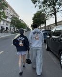  Áo Sweater Zip New Era - [Unisex] Bear EST.1903 NY Navy 