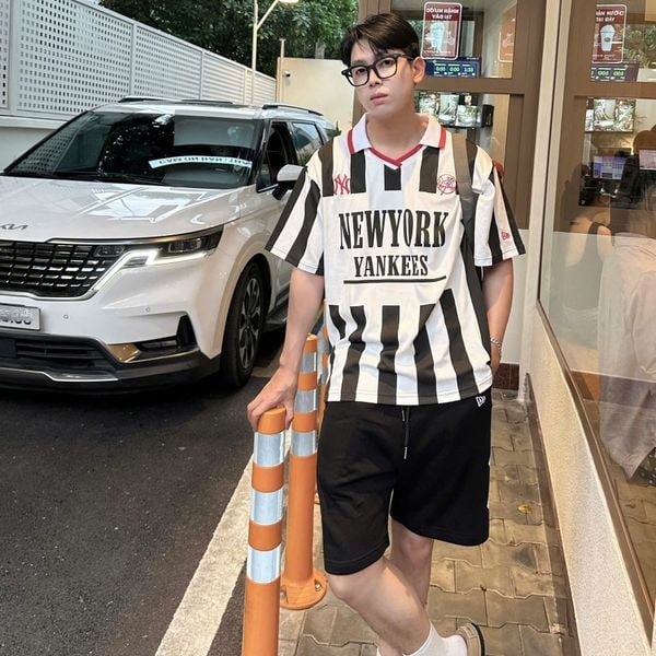 Áo Thun Polo New Era - [Unisex] NY Yankees Jersey 99 Stripe