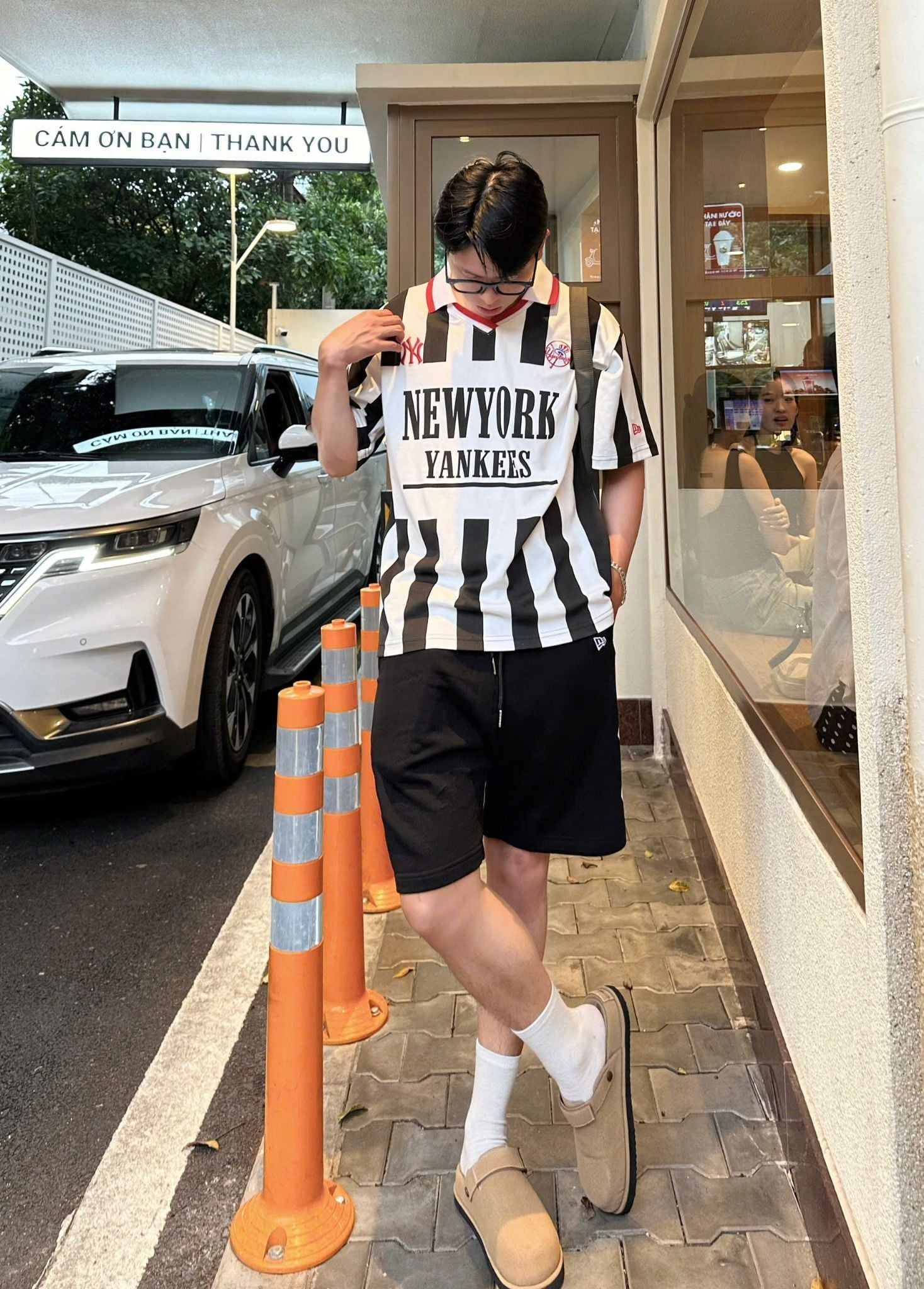  Áo Thun Polo New Era - [Unisex] NY Yankees Jersey 99 Stripe - 13920839 