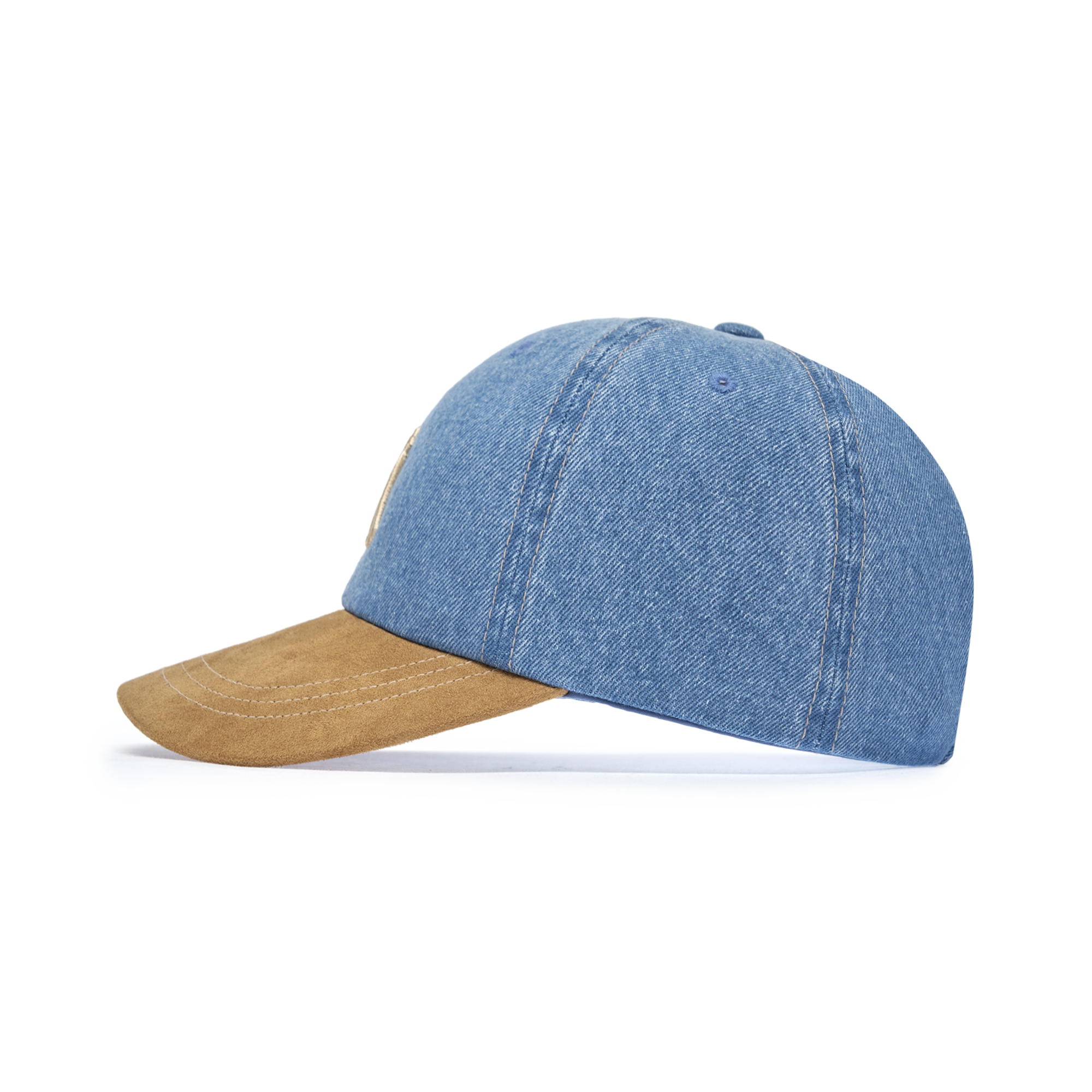  Nón MLB Korea - [Unisex] Denim Suede Unstructured Ballcap - 3ACPB125N-50BGS 