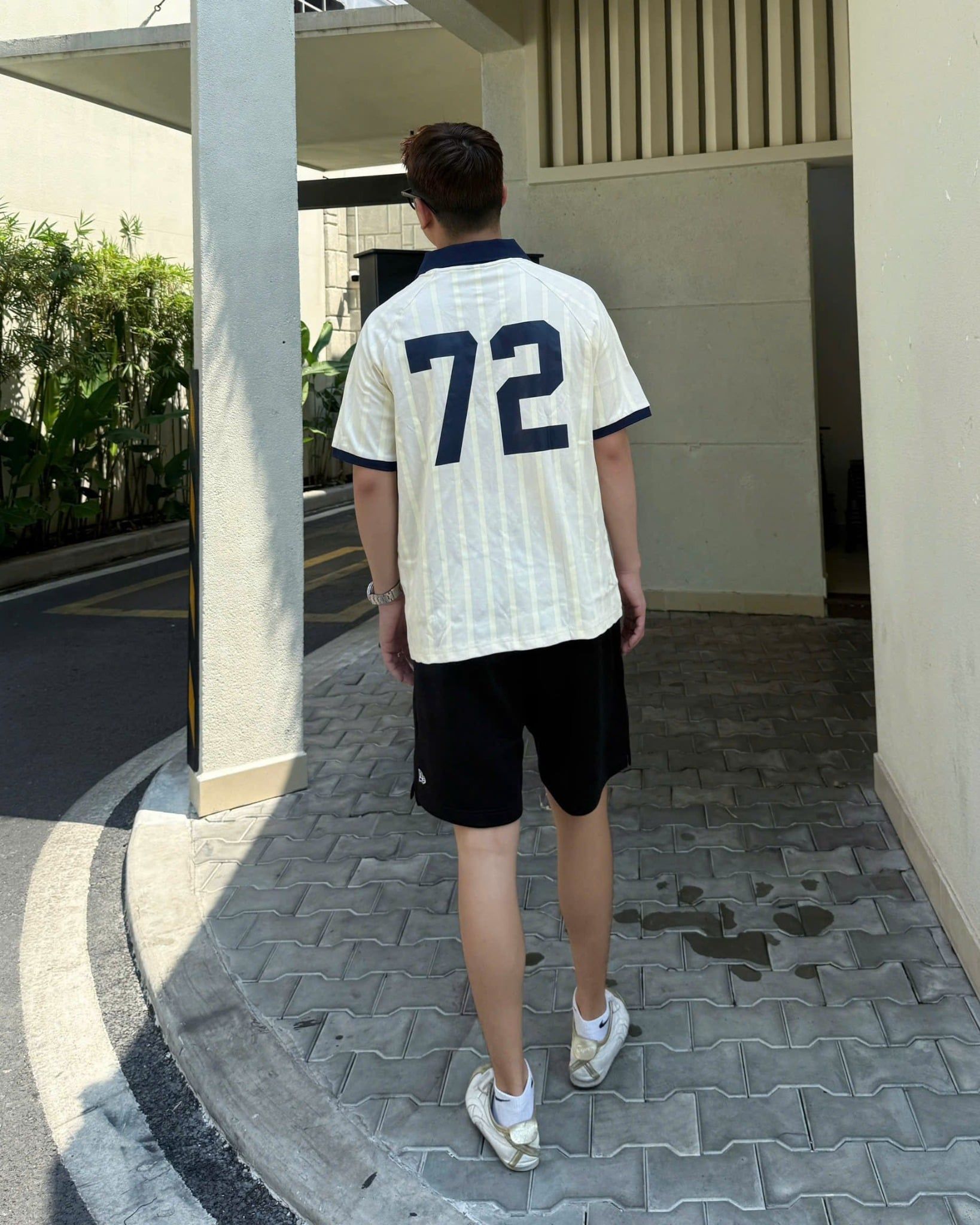  Áo Thun Polo New Era - [Unisex] NY Jersey 72 Navy/Beige 